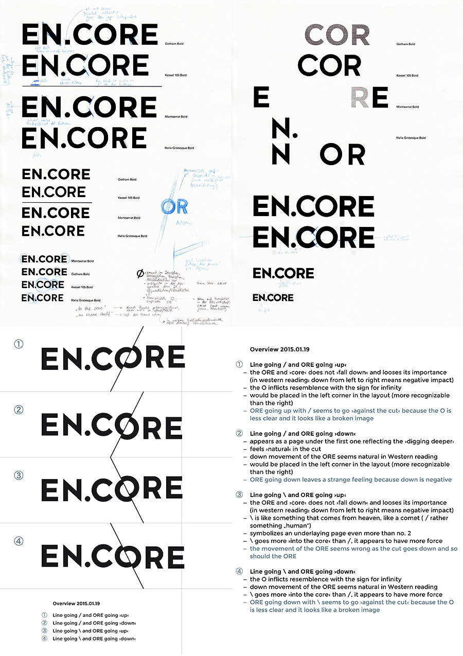 EN.CORE logo design © Wanda Proft, WANDALISMUS.INK